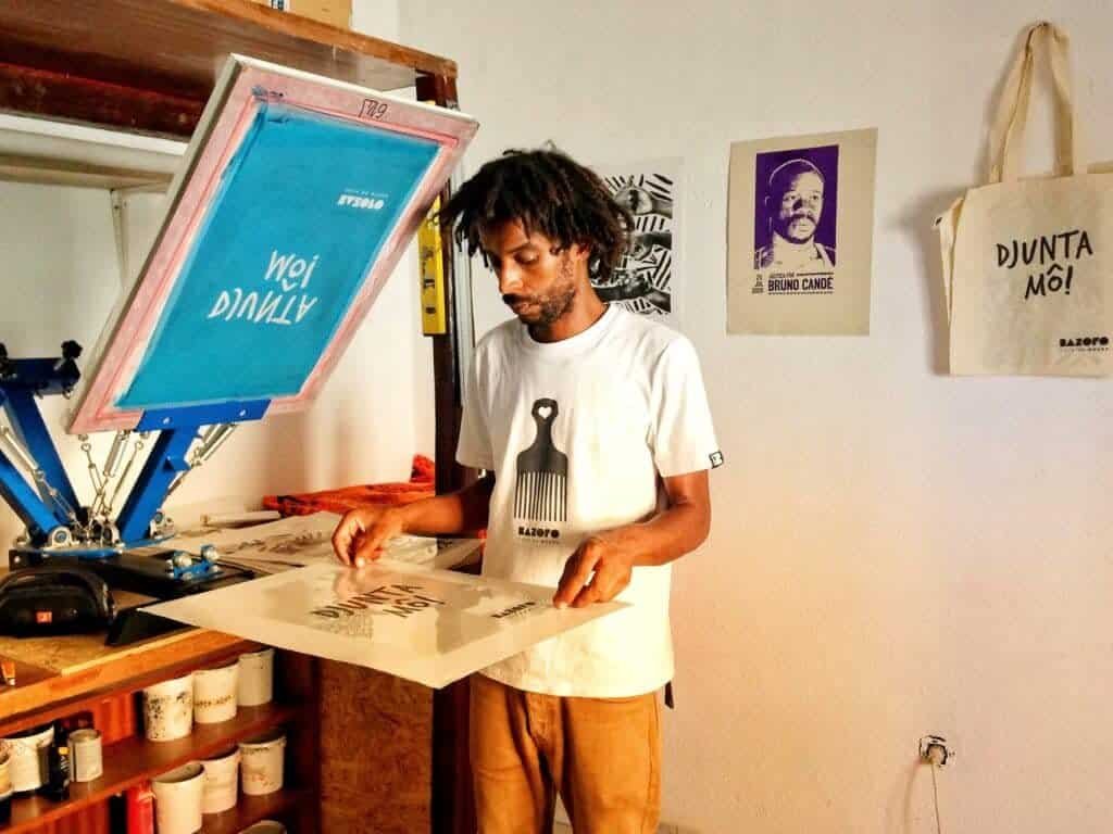 Impressão serigráfica