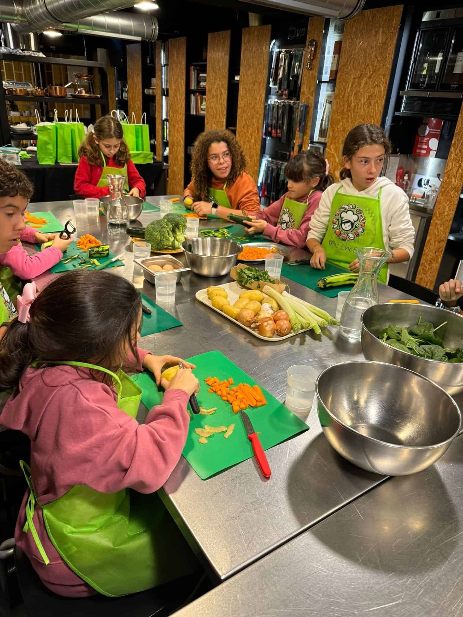 Workshop de culinária para crianças - Da horta para a cozinha