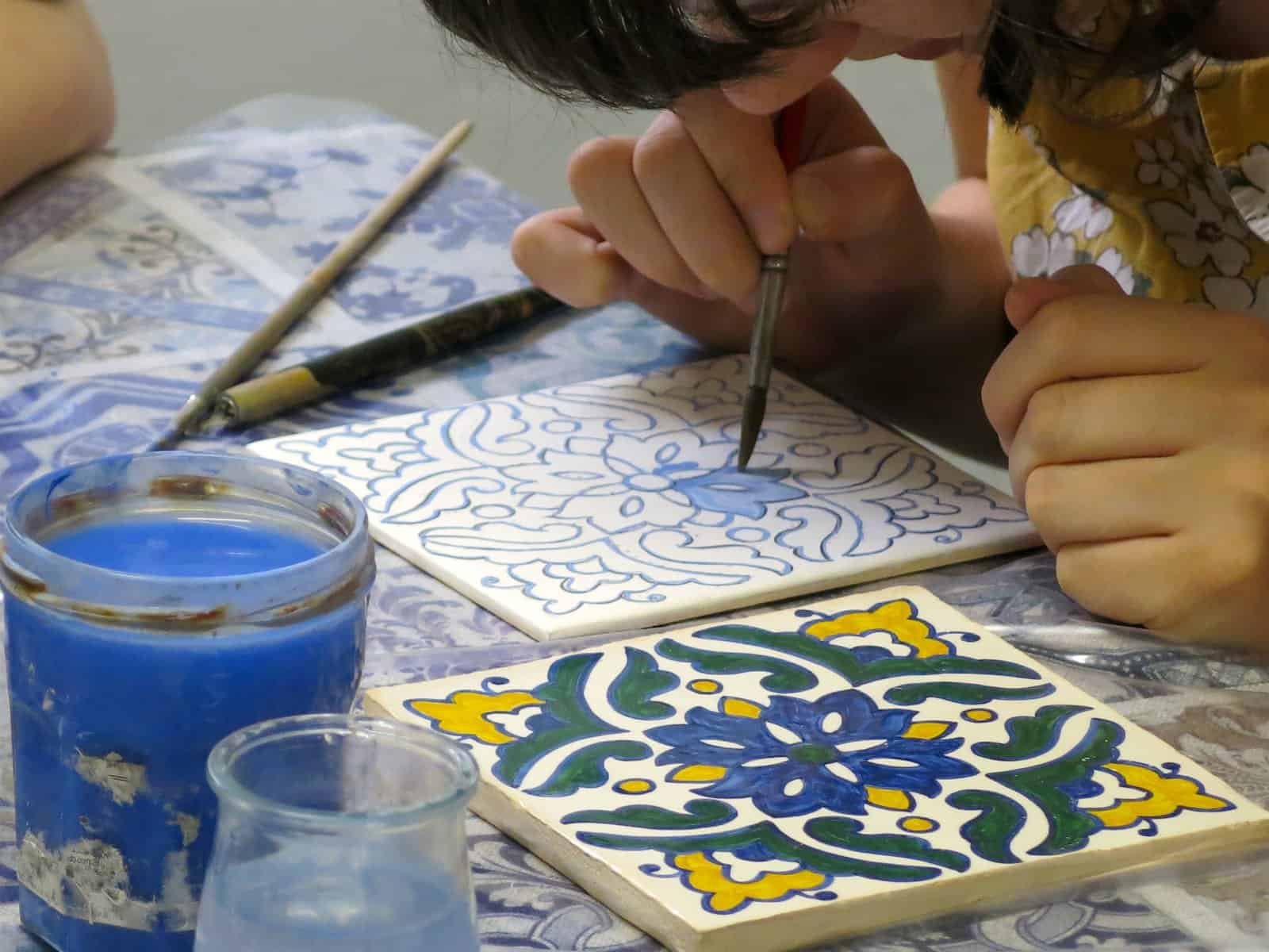 Private Azulejo Tile Painting in Lisbon | Hands-On Portuguese Craft Class