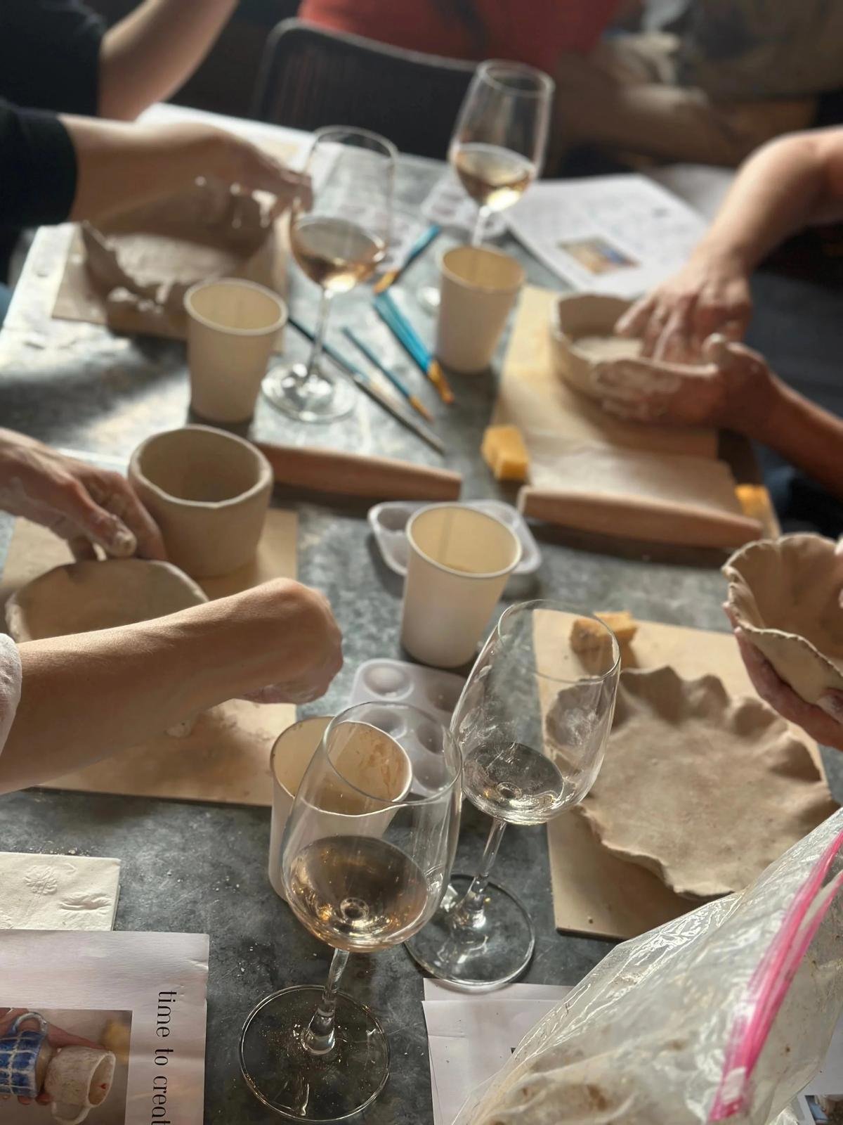 Clay & Wine Workshop