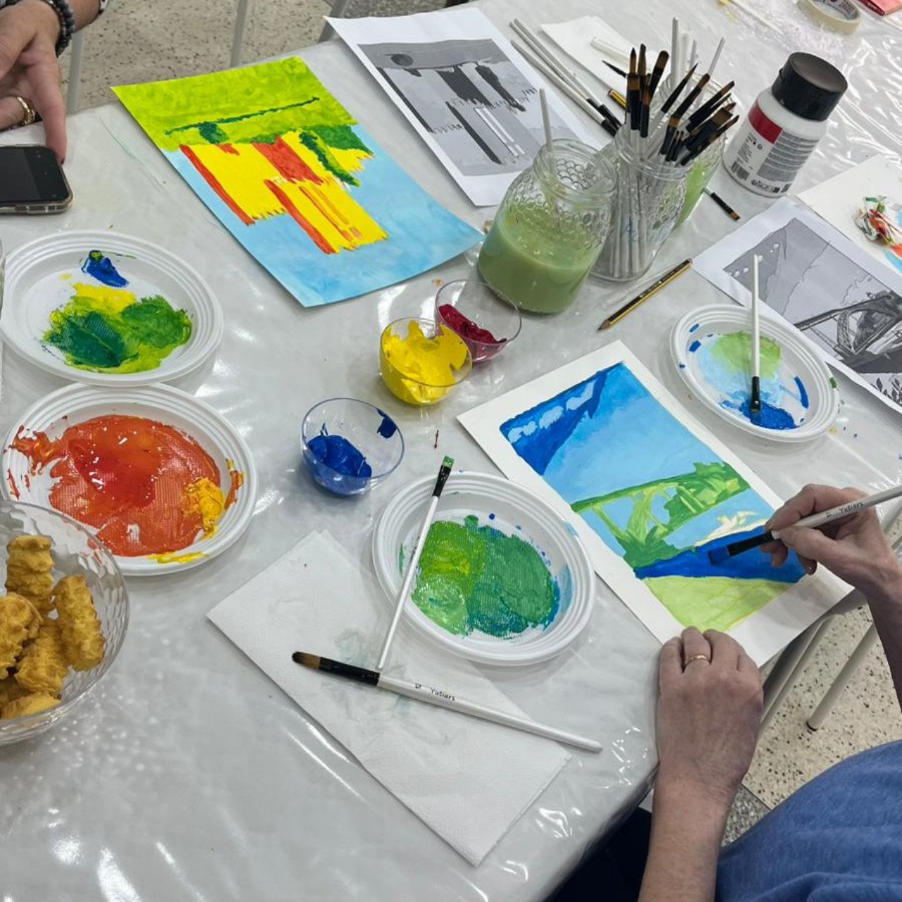 Galeria Porto: Acrylic Painting Workshop for Groups or Individual 8