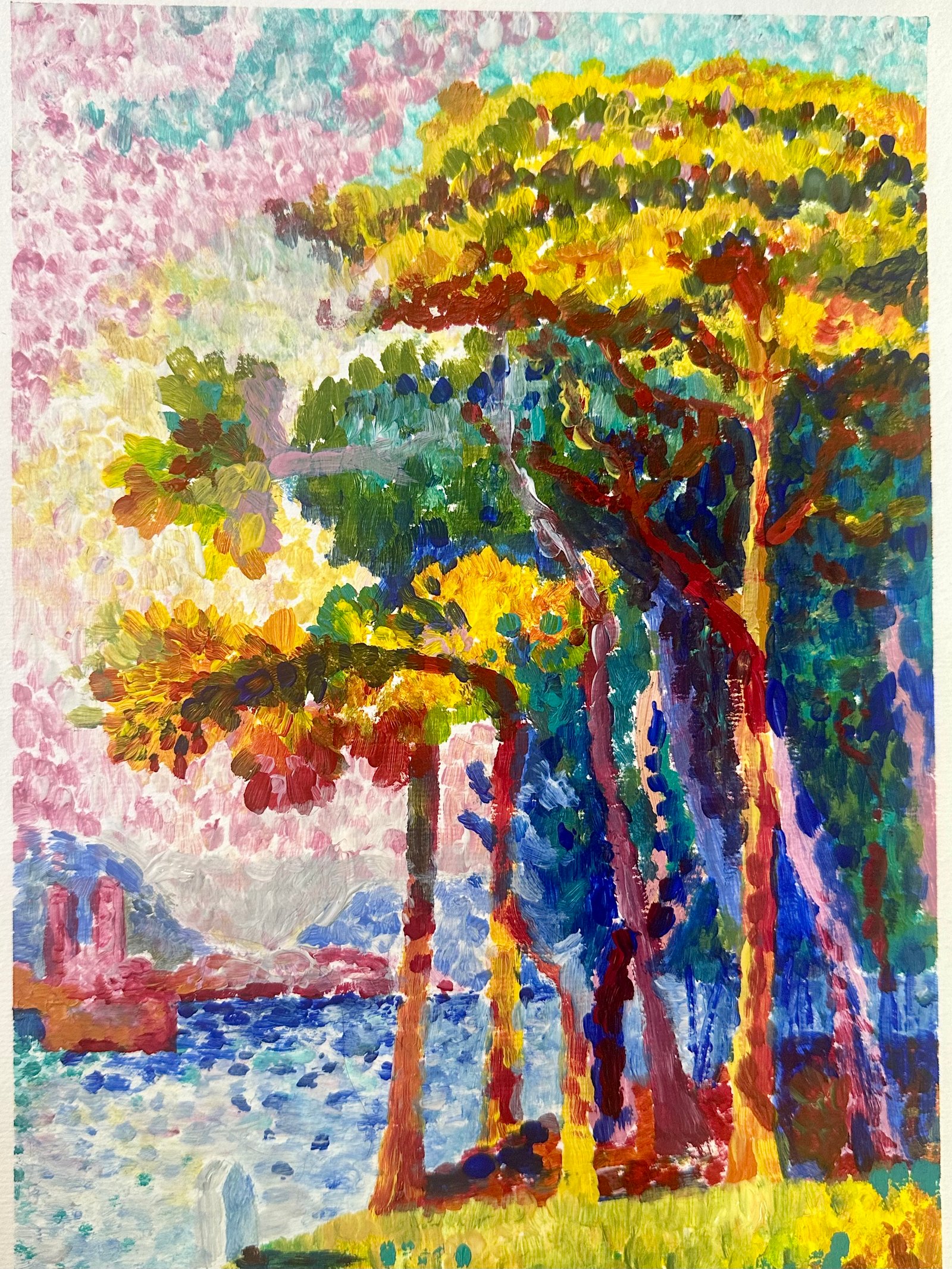 Pointillism Workshop Porto | Post-Impressionist Painting Class gallery 10
