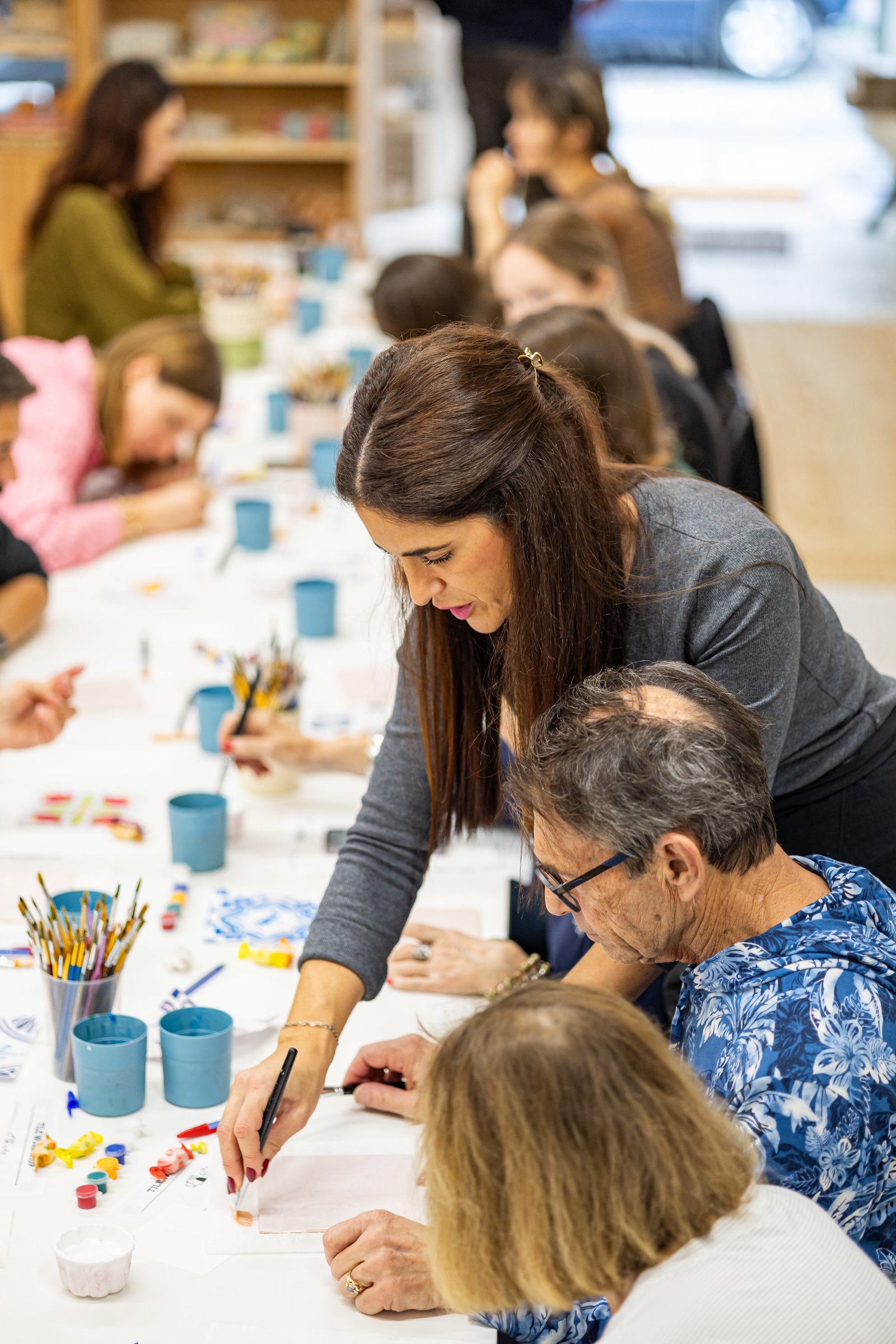 Galeria Portuguese Tile Painting Workshop in Porto | Azulejo Art Class 8