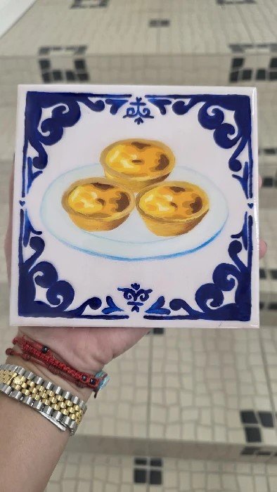 Galeria Portuguese Tile Painting Workshop in Porto | Azulejo Art Class 6