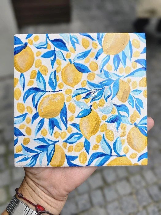 Galeria Portuguese Tile Painting Workshop in Porto | Azulejo Art Class 9