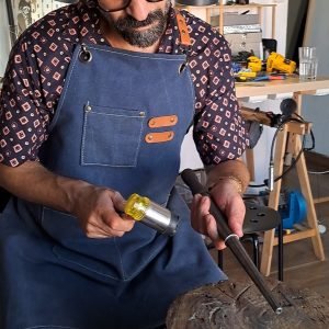 Silver rings (textured/stamped)