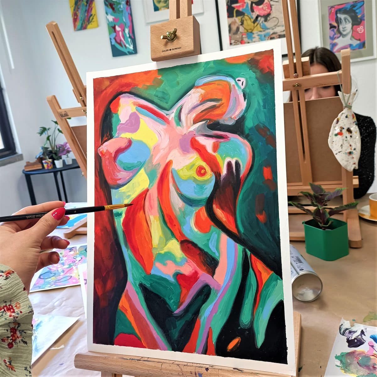 Galeria Abstract Nude Painting Workshop in Lisbon 1