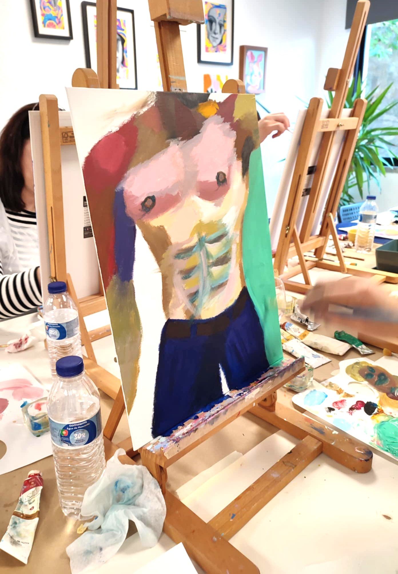 Abstract Nude Painting Workshop in Lisbon gallery 9