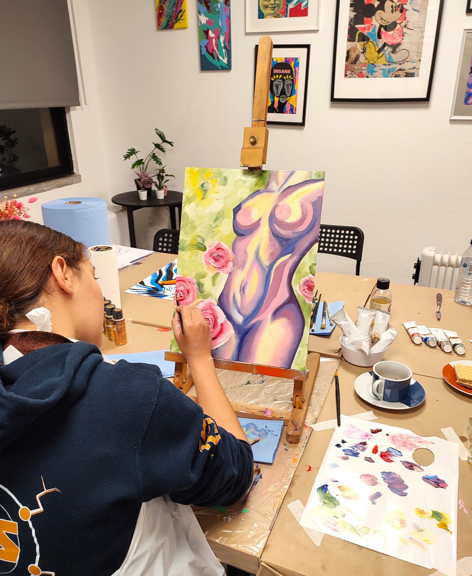 Abstract Nude Painting Workshop in Lisbon gallery 10