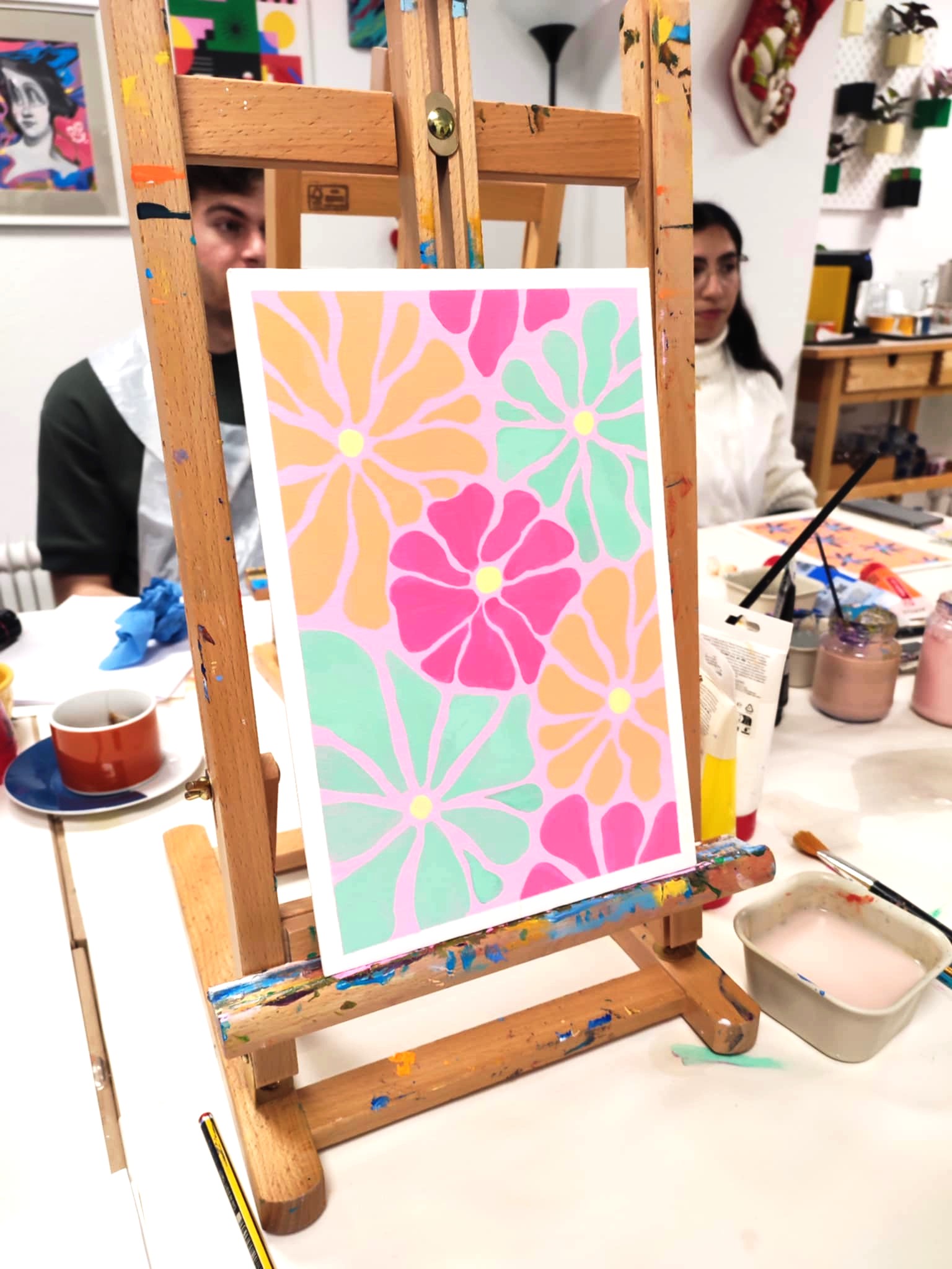 Galeria Minimalist Painting Workshop in Lisbon 6