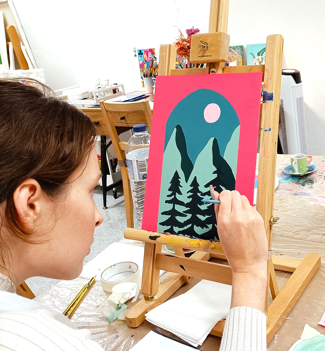 Galeria Minimalist Painting Workshop in Lisbon 8