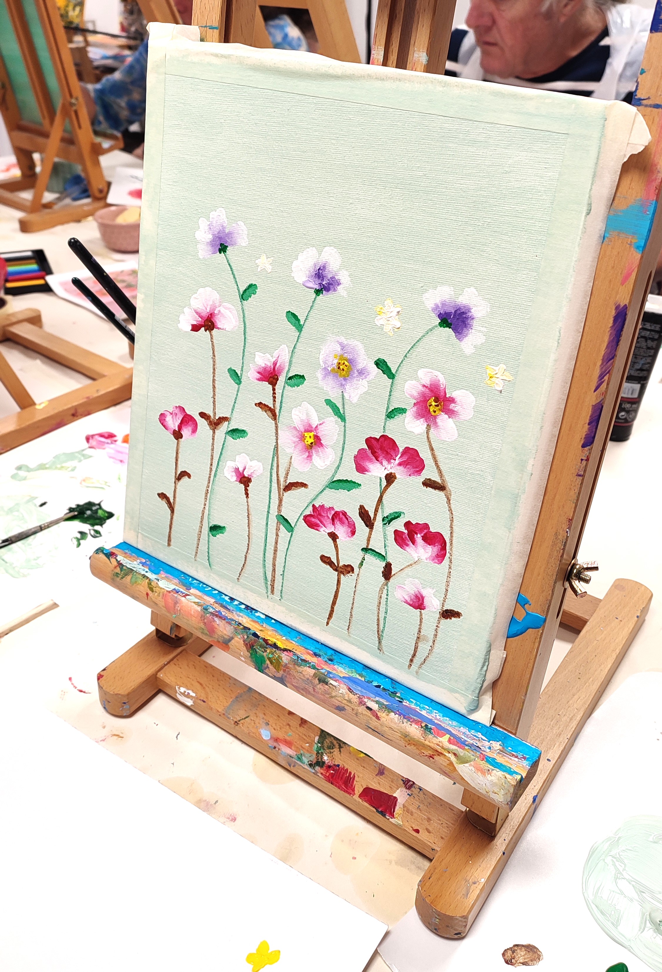 Galeria Flowers Painting Workshop in Lisbon 6