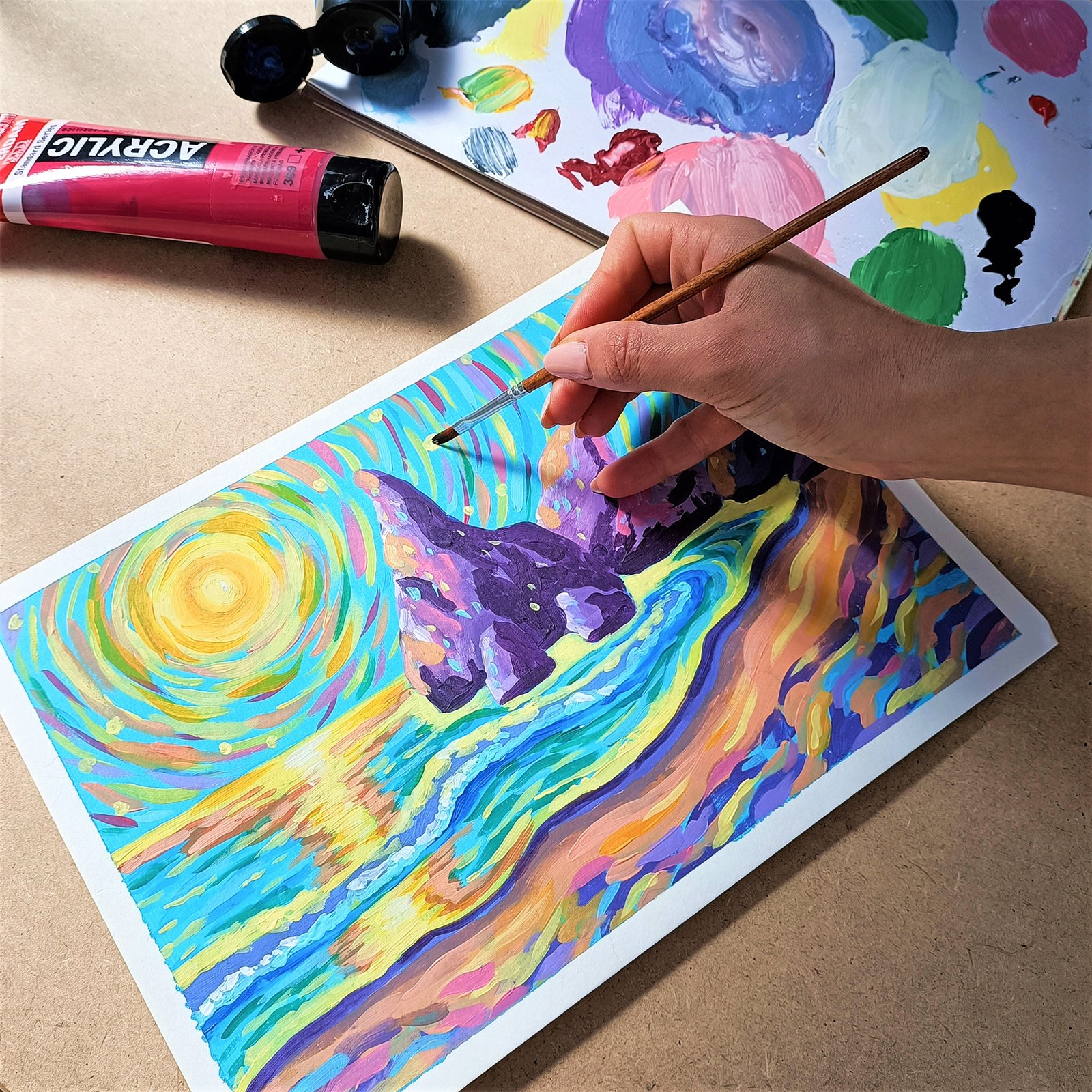 Paint Like Van Gogh Workshop in Lisbon gallery 7