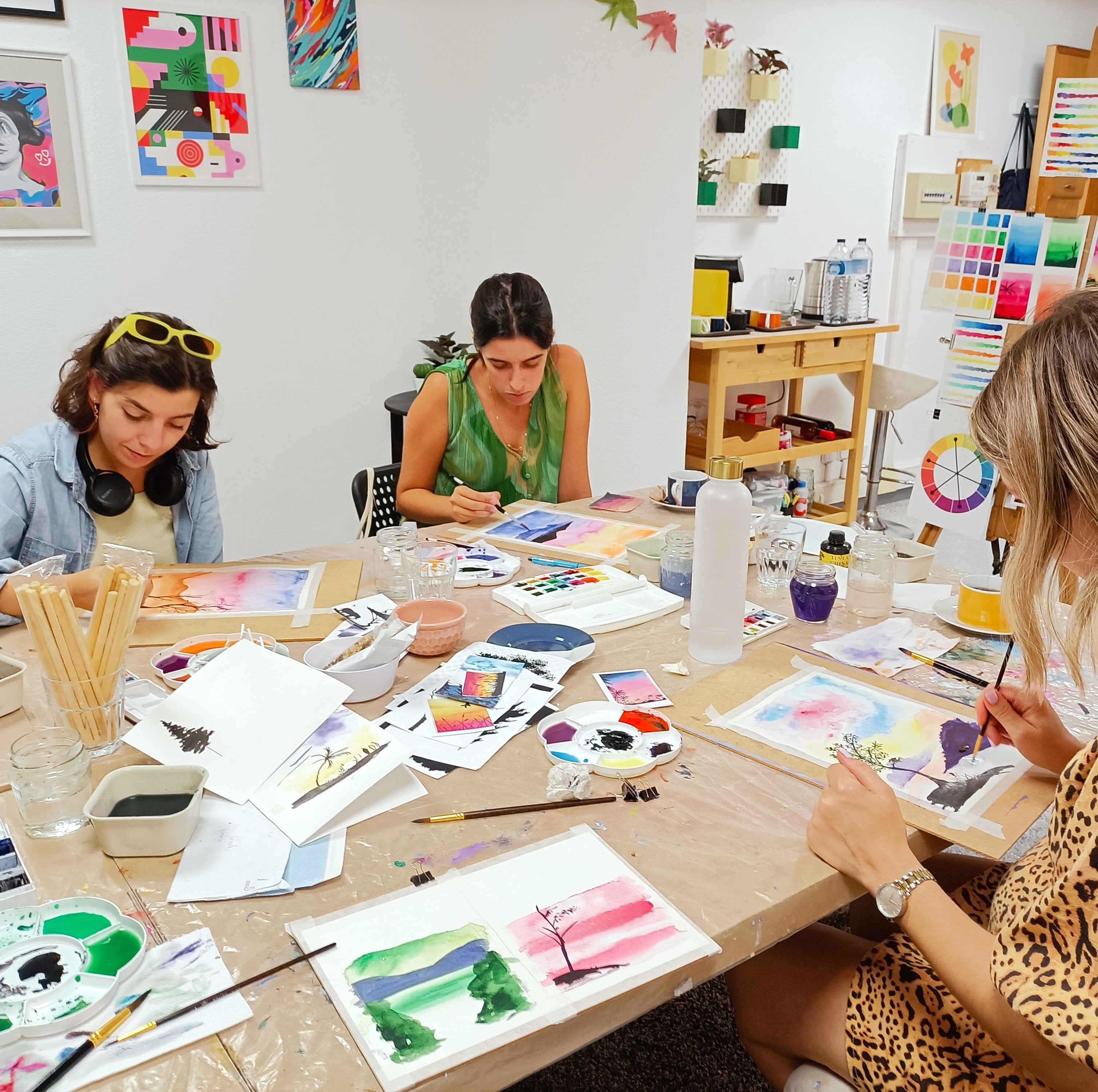 Galeria Watercolor Landscape Workshop in Lisbon 10