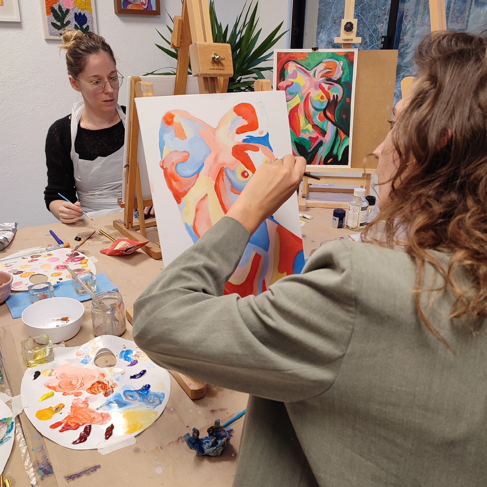 Abstract Nude Painting Workshop in Lisbon gallery 8