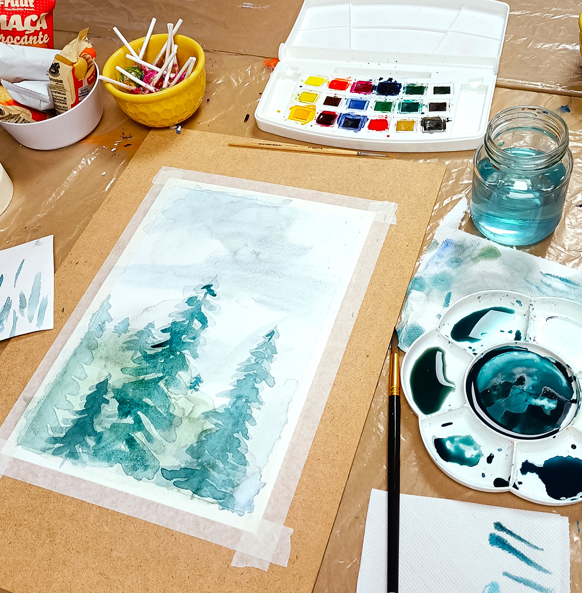 Galeria Watercolor Landscape Workshop in Lisbon 7