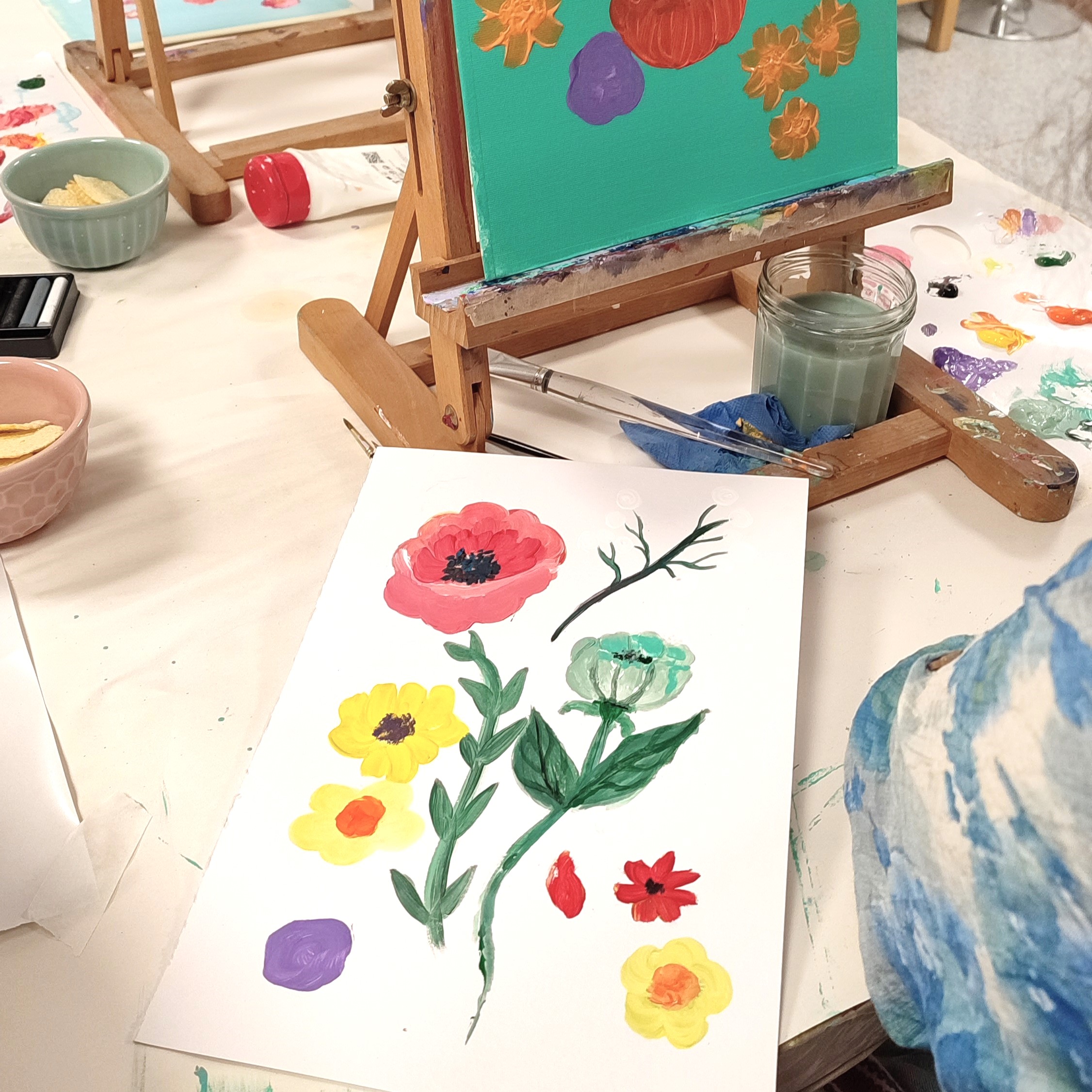 Galeria Flowers Painting Workshop in Lisbon 7