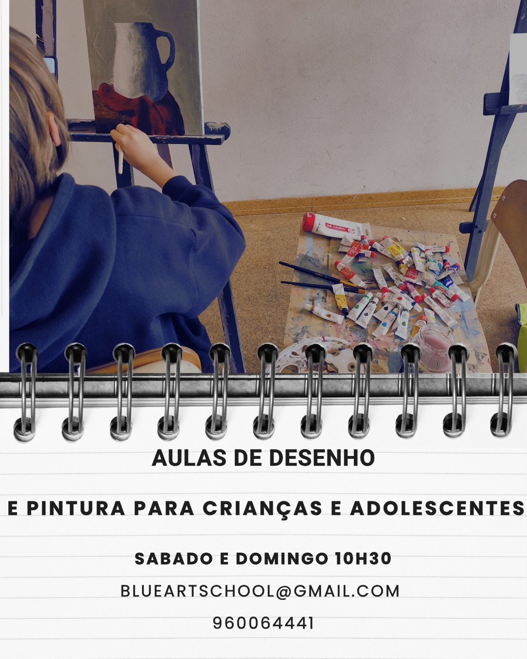Blue Art school