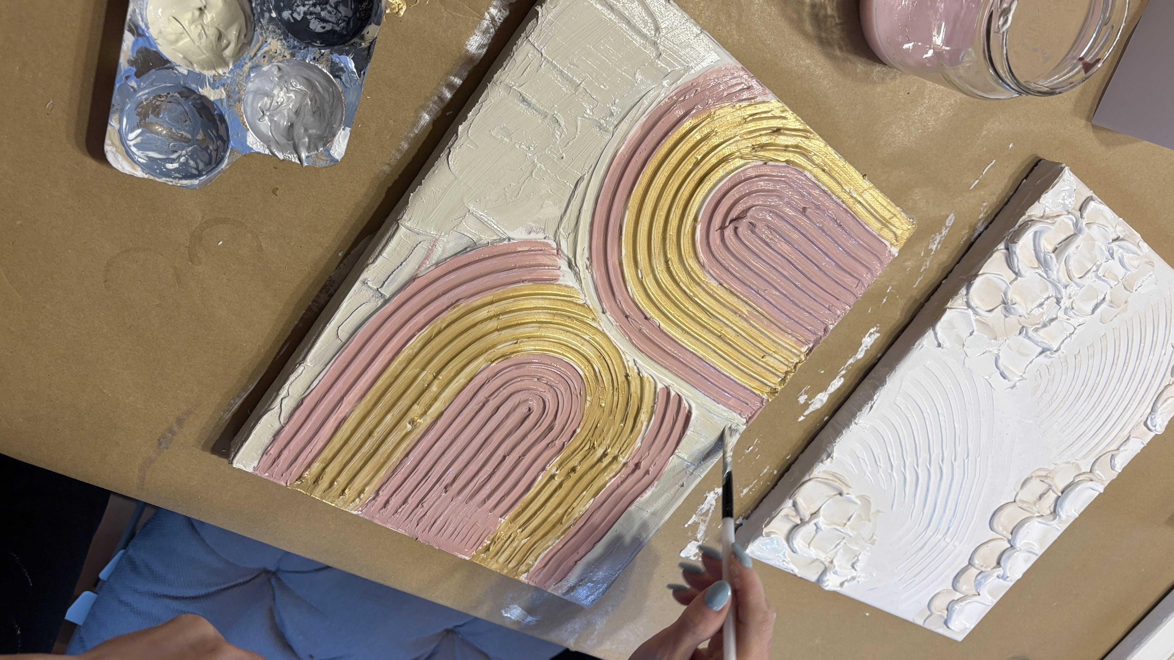 Textured Painting Workshop in Lisbon | Rita Fernandes gallery 6