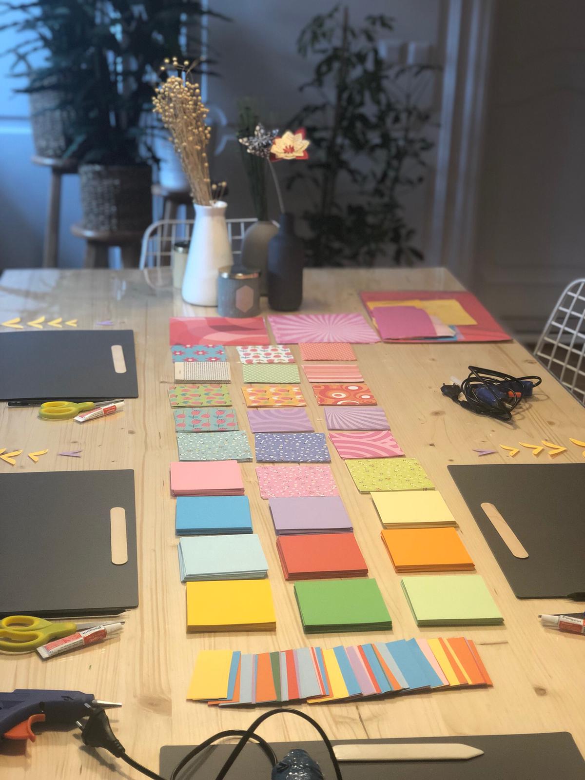 Origami Paper Flower Workshop gallery 7