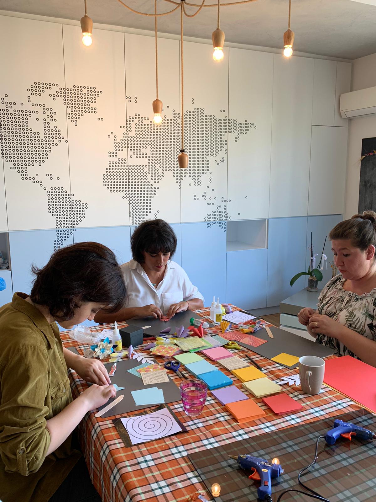 Origami Paper Flower Workshop gallery 8