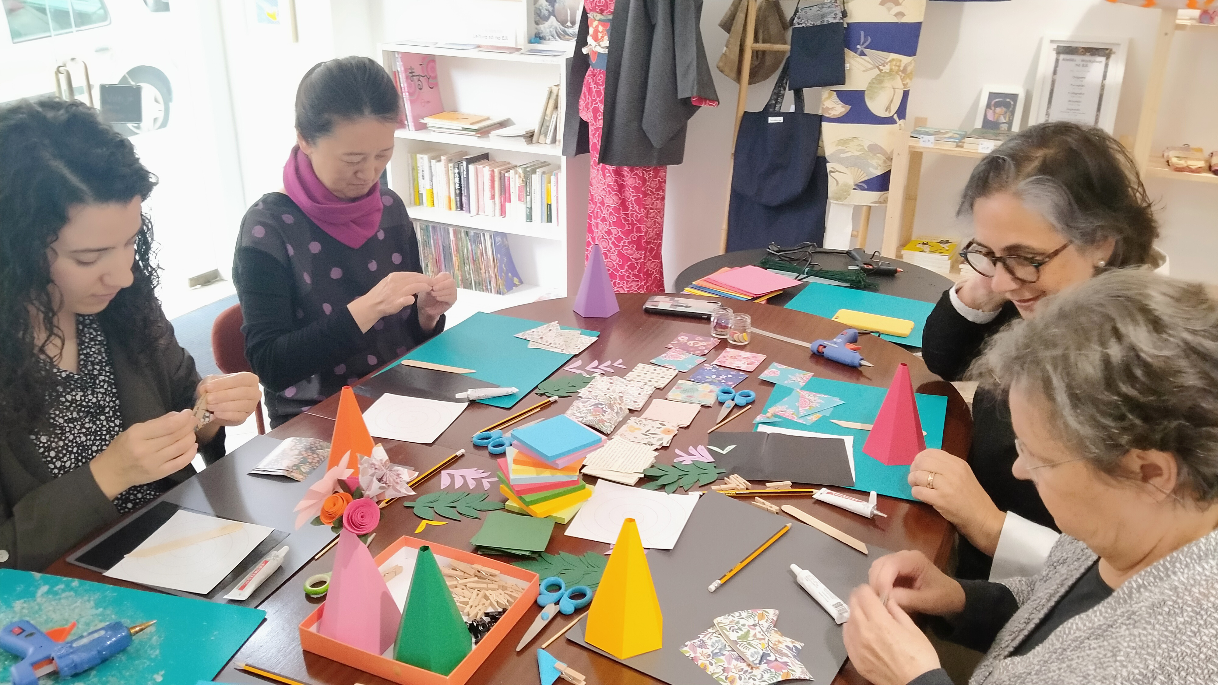 Origami Paper Flower Workshop gallery 10