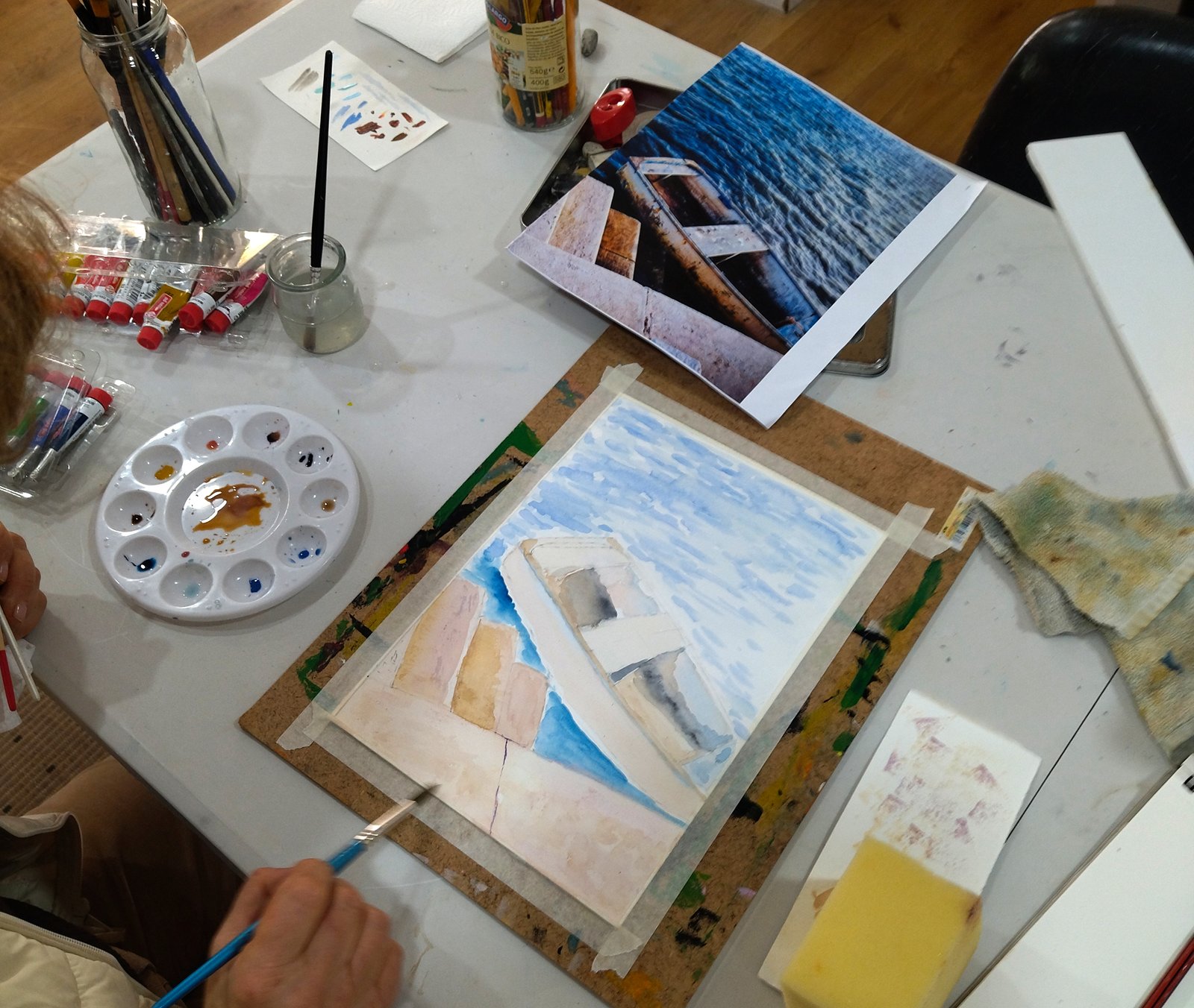 Watercolour Workshop in Tavira | Ricardo Viegas gallery 7