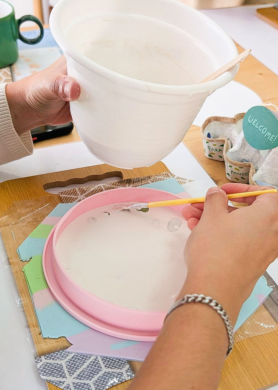 Mineral Resin Workshop in Loulé gallery 8
