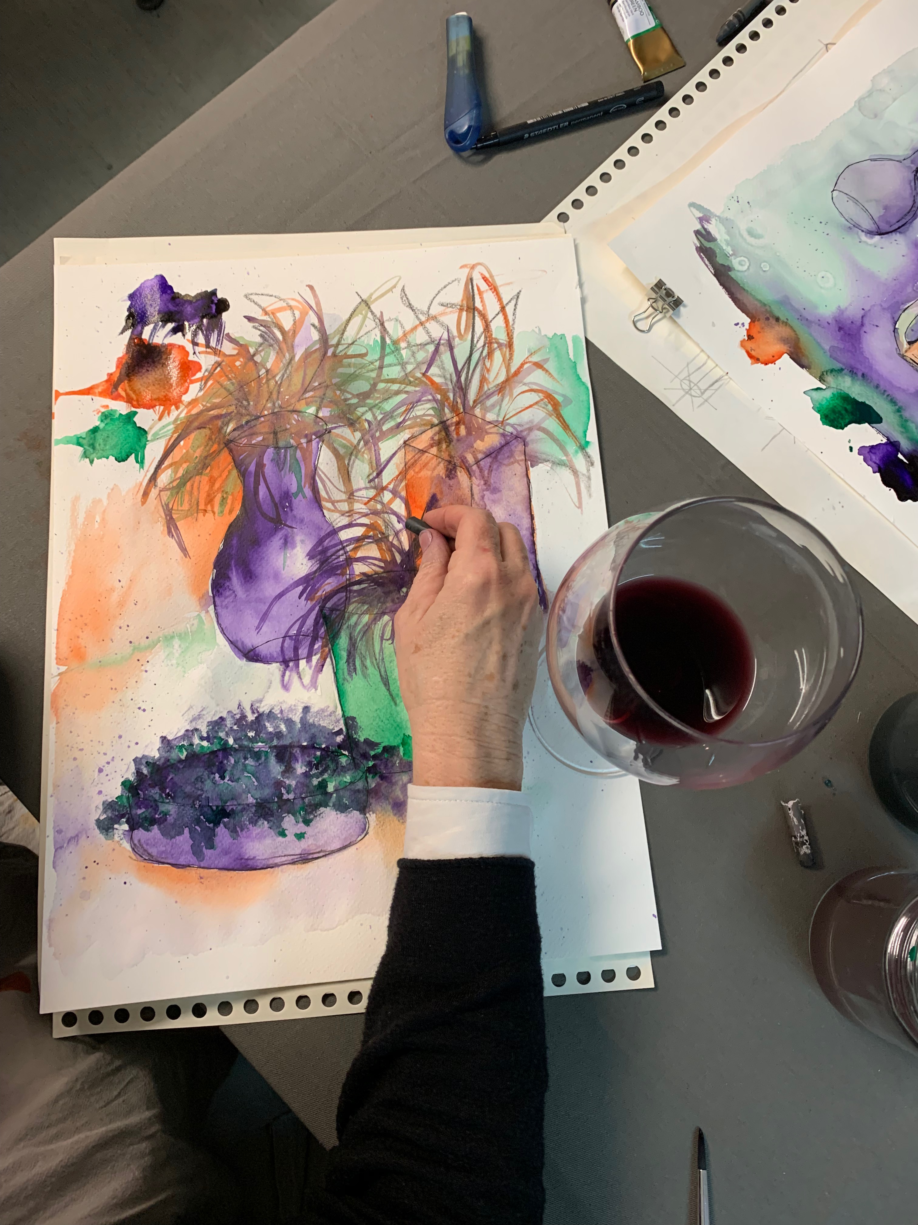 Galeria Paint and Wine Experience 6