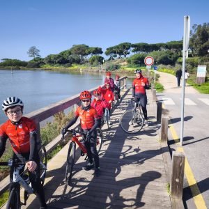 Acampamento de férias de ciclismo