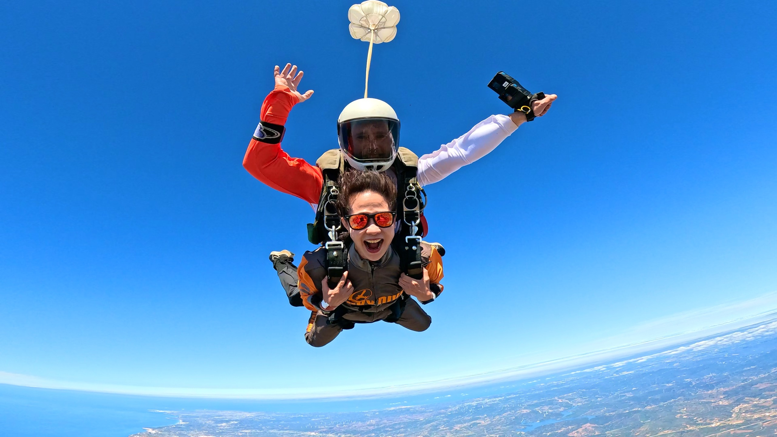 Tandem Skydive at 15,000ft in Portimão