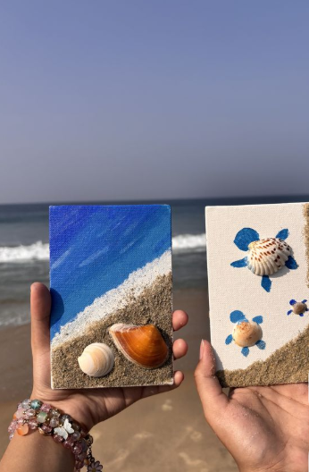 Sand Painting Workshop at Praia da Rocha gallery 3