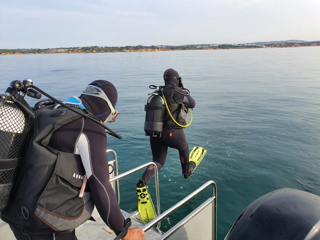 Coastal workshops Portugal scuba diving Albufeira Marina Easydivers Algarve first dive