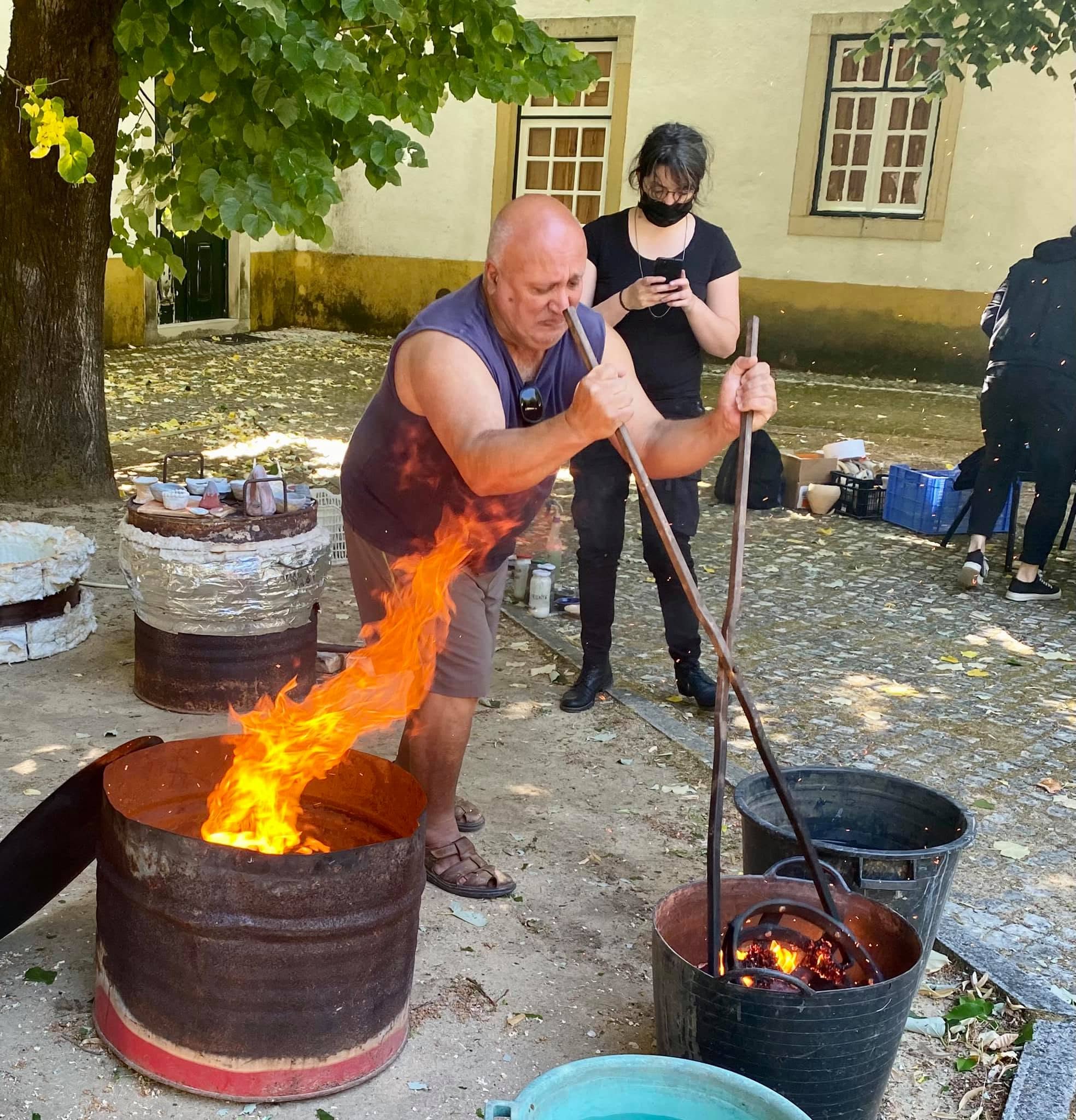 Raku Firing Technique – gallery 4