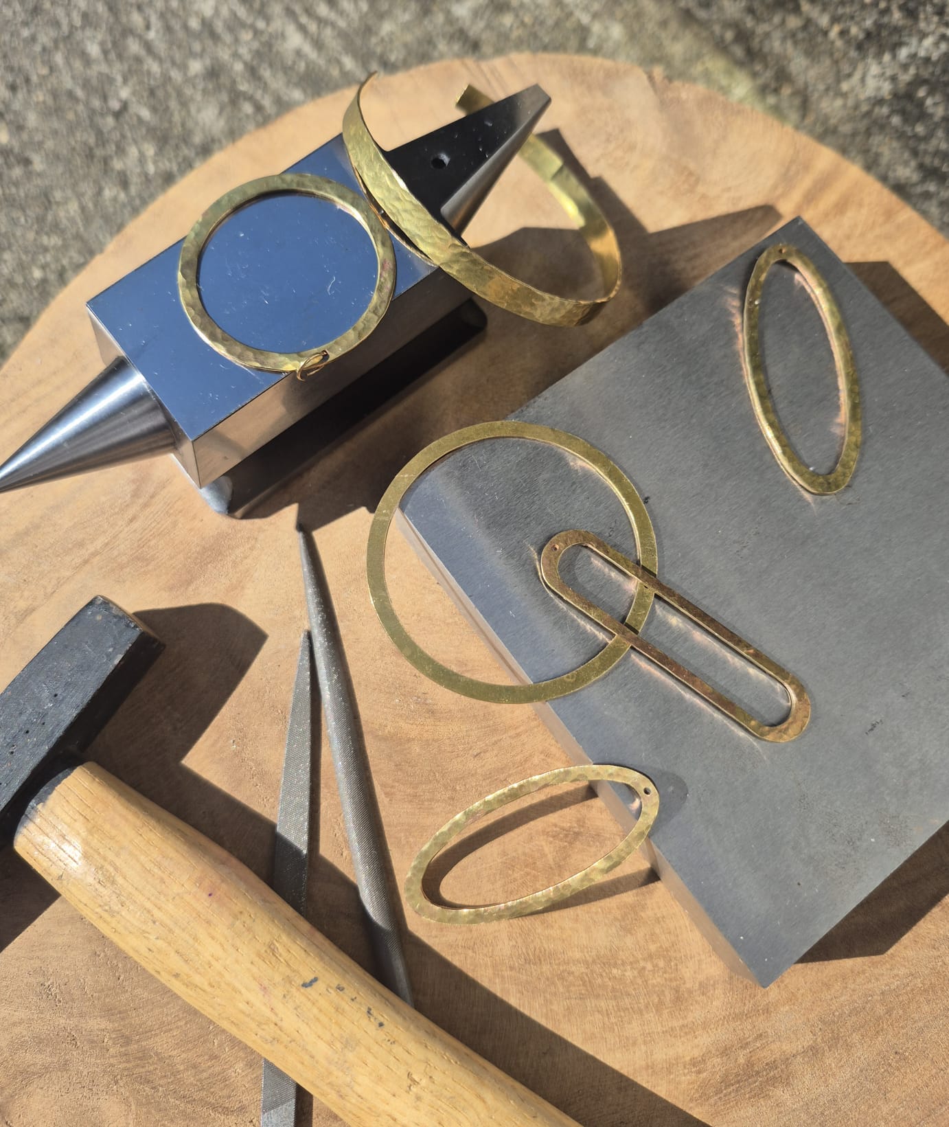 Galeria Metal Texturing Jewellery Workshop 2