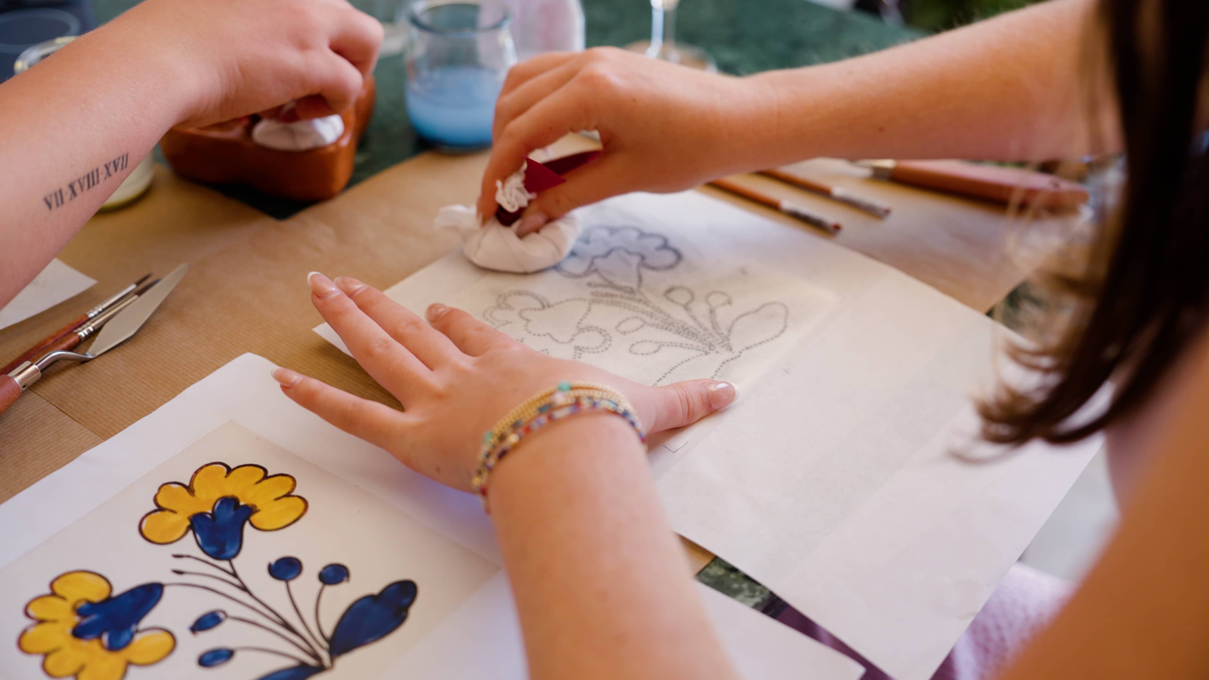 Traditional Portuguese Tile Painting Workshop gallery 7
