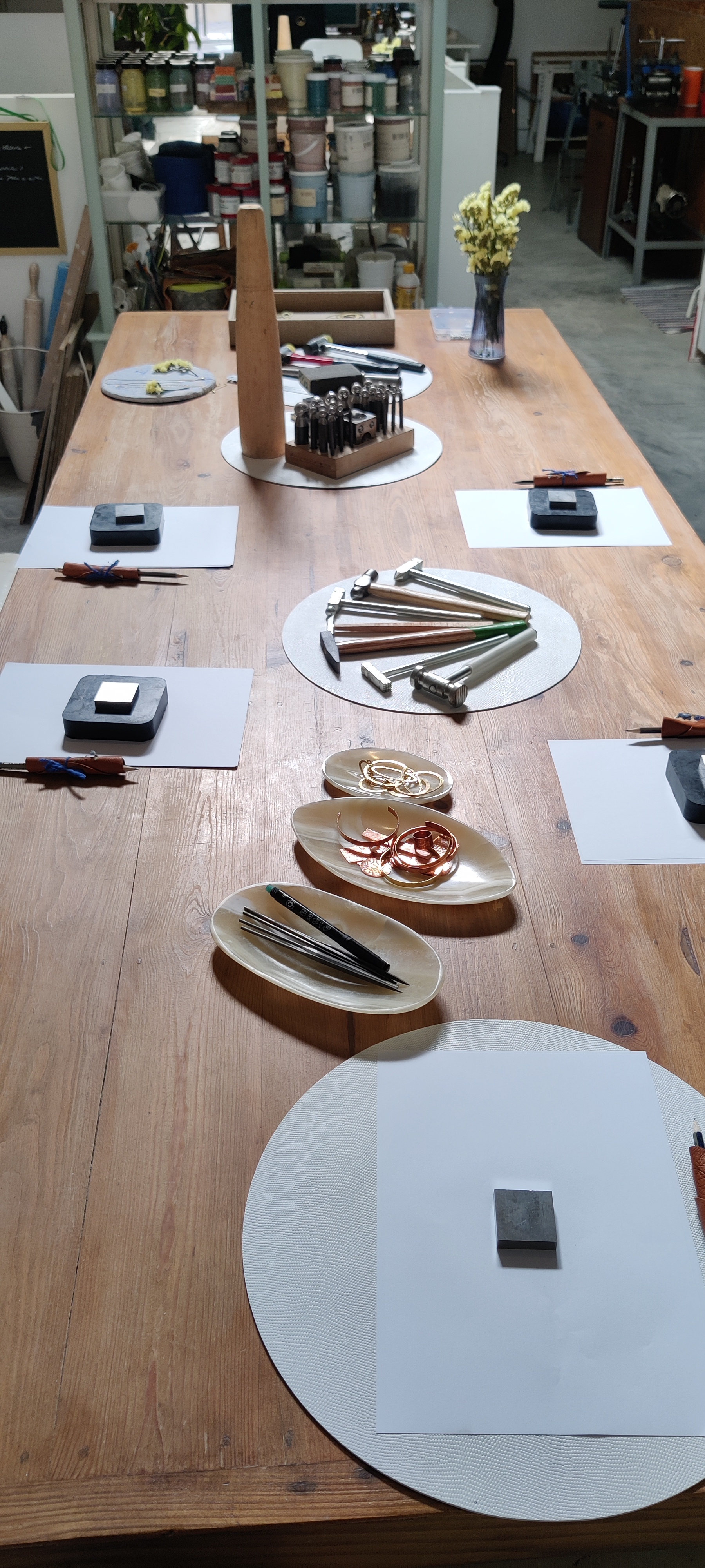 Galeria Metal Texturing Jewellery Workshop 7