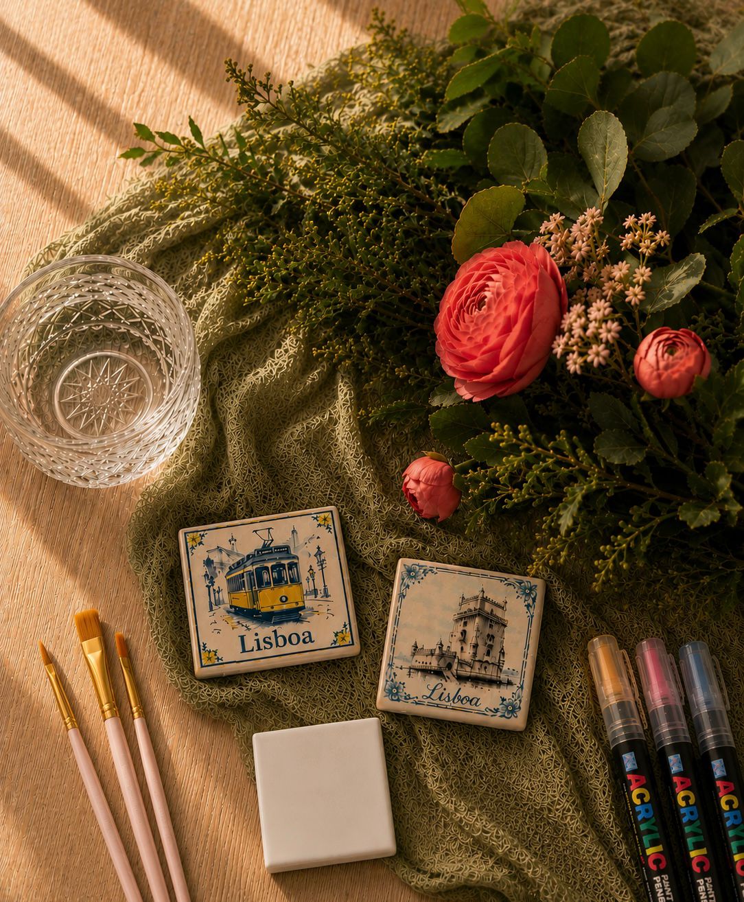 Galeria Make Your Own Lisbon Magnet | Jesmonite Workshop 8