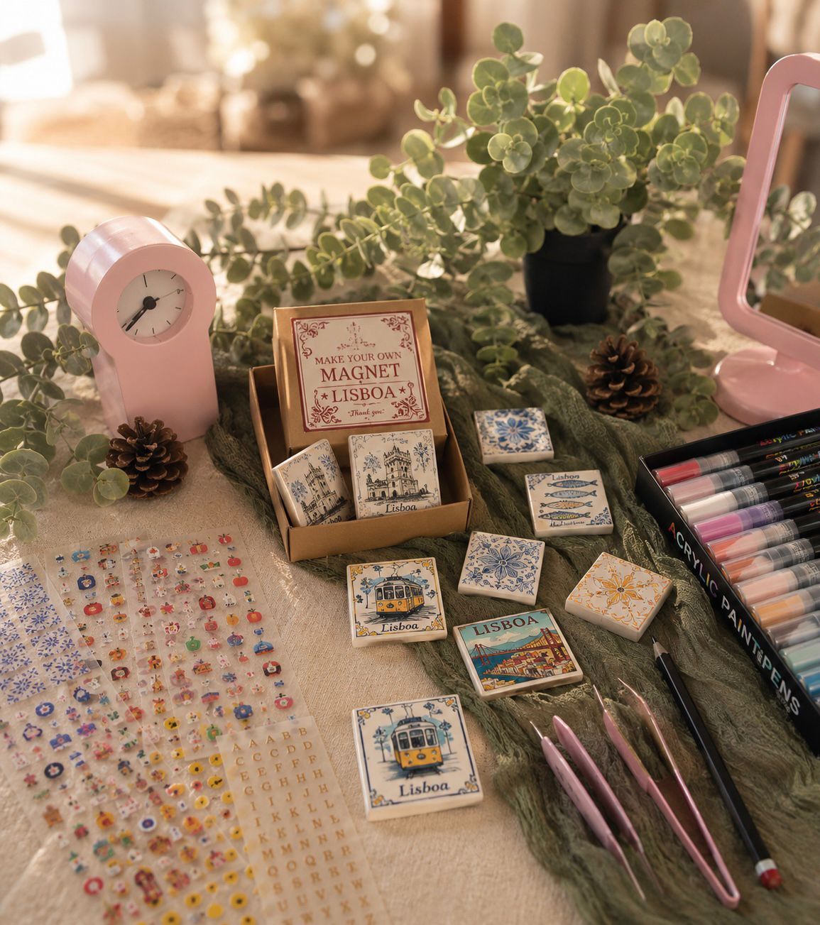 Galeria Make Your Own Lisbon Magnet | Jesmonite Workshop 7