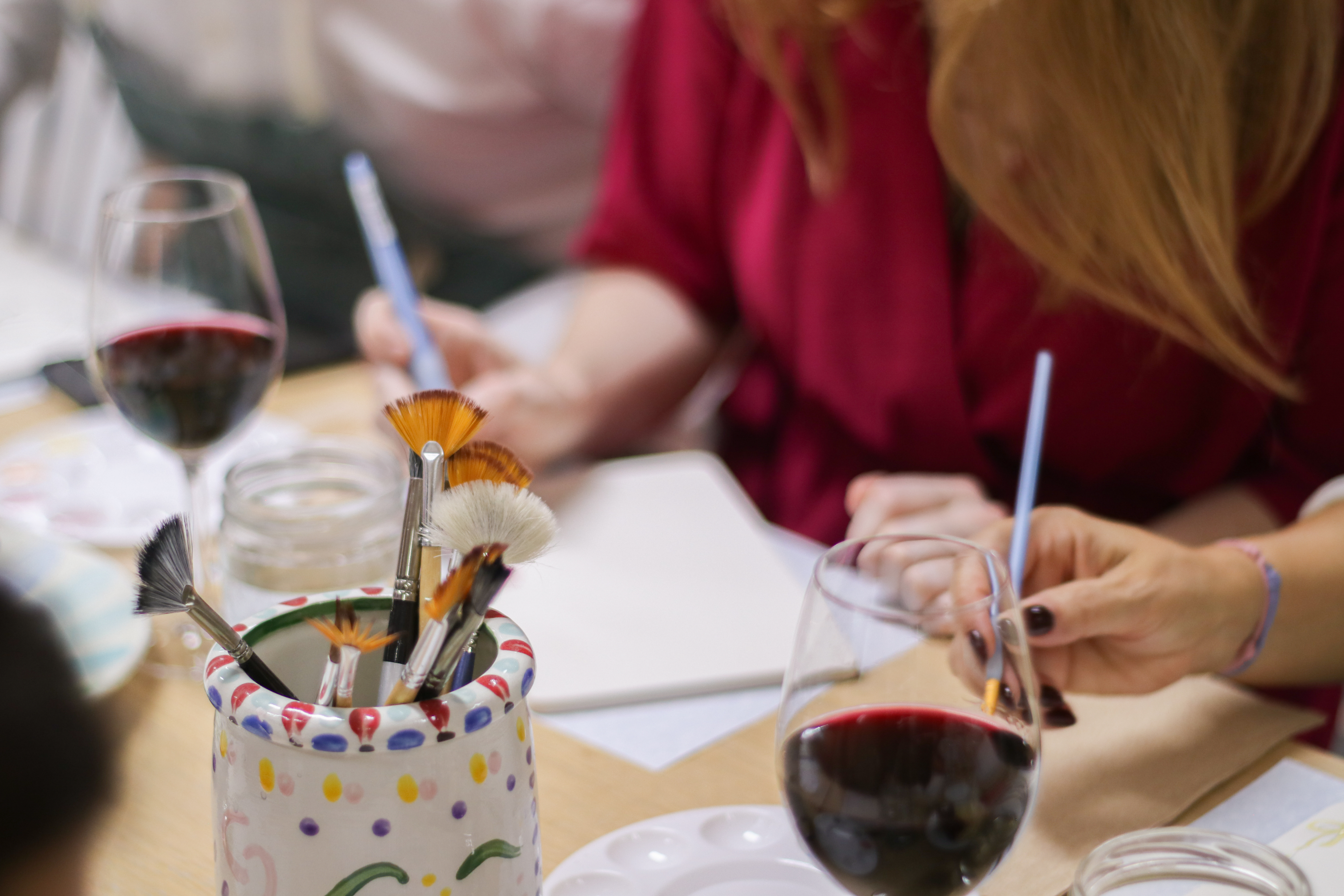 Paint Sip and Nibble Workshop gallery 1