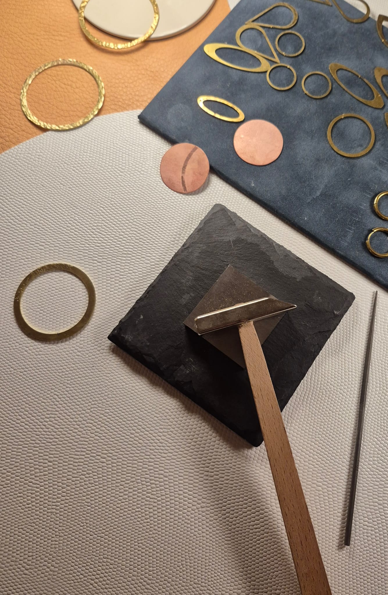 Galeria Metal Texturing Jewellery Workshop 6