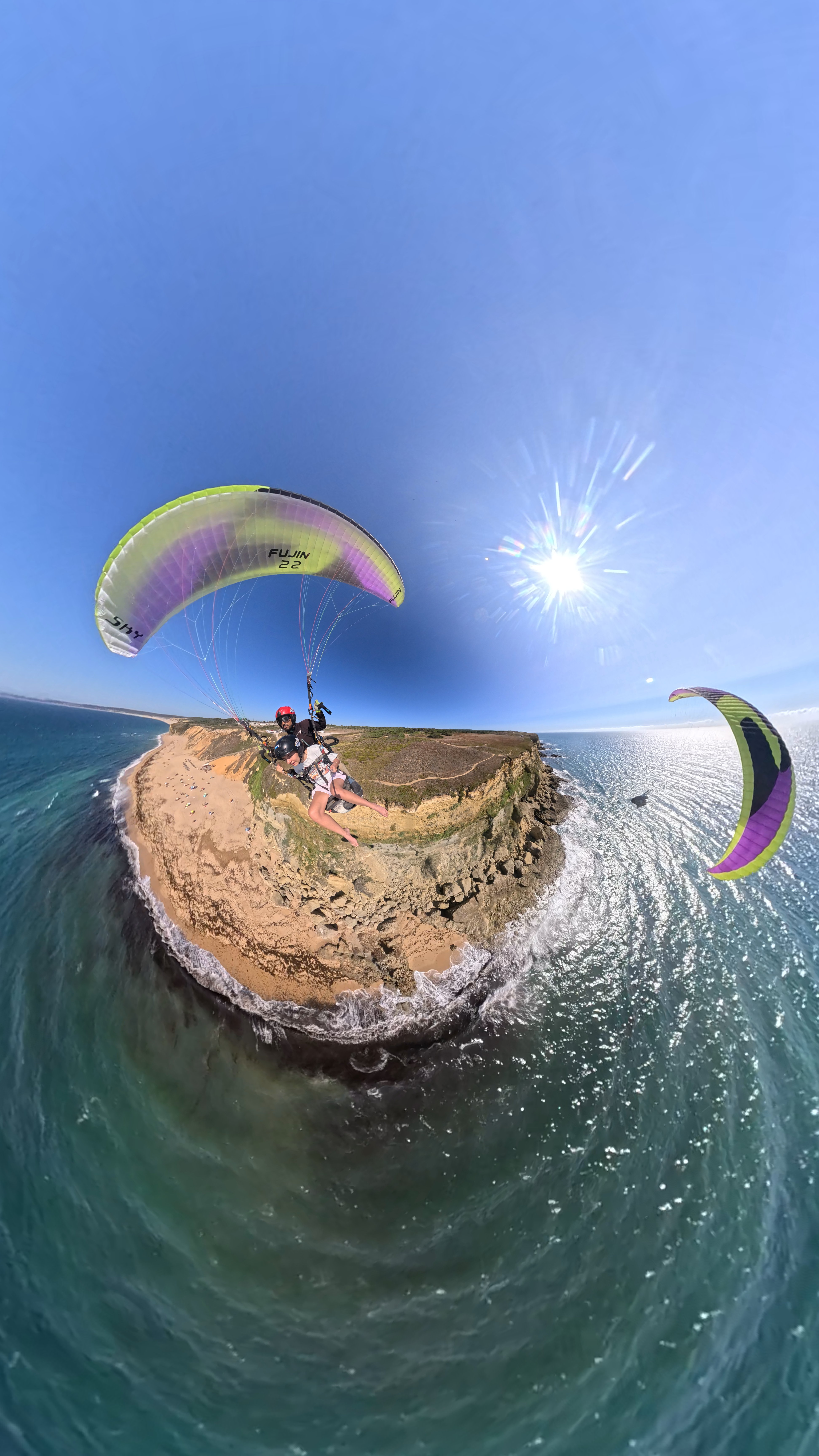 Classic Coastal Paragliding Flight gallery 7
