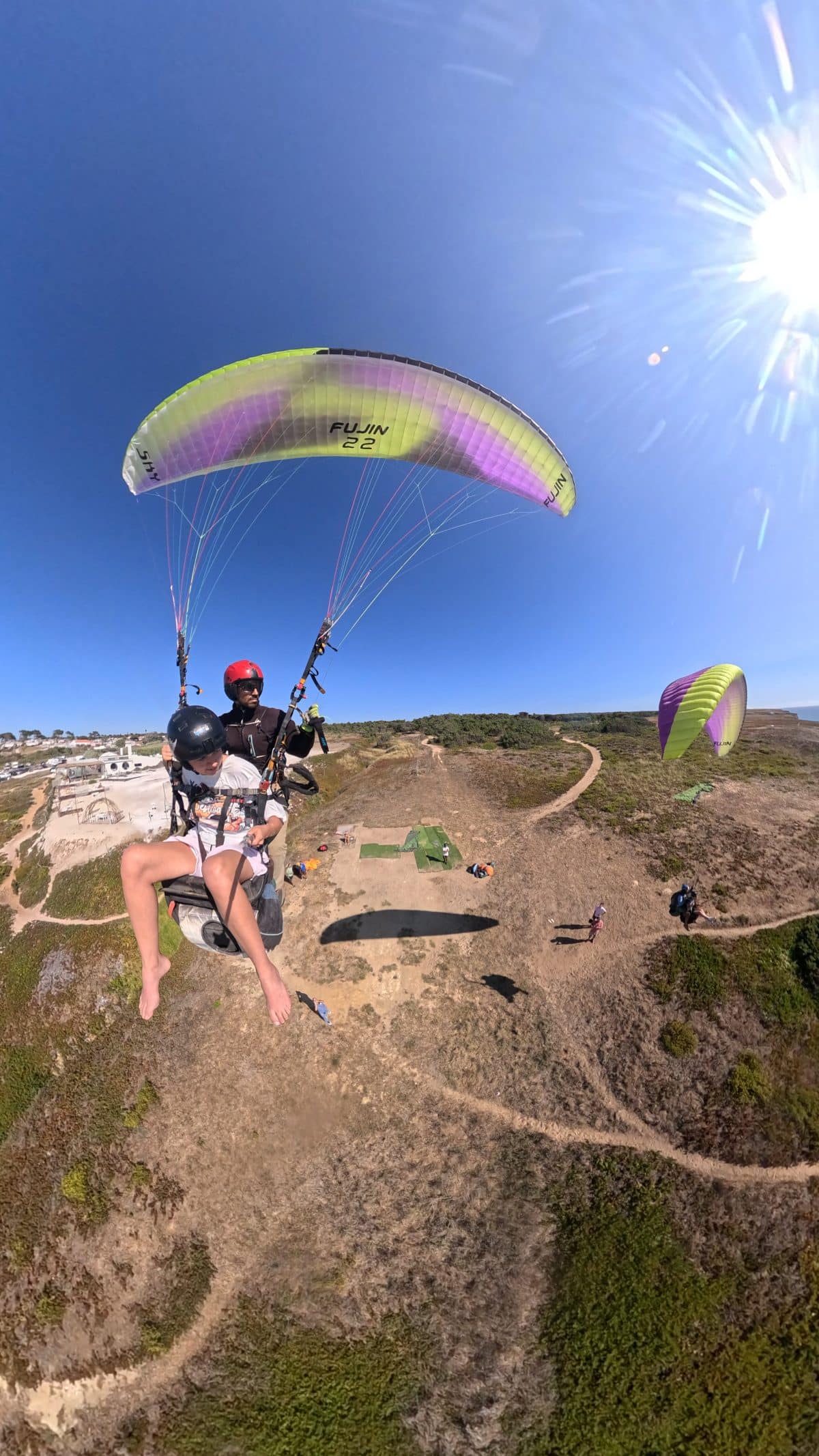 Classic Coastal Paragliding Flight gallery 1