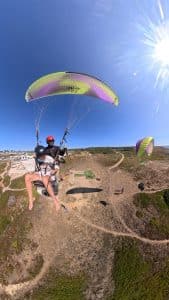 Classic Coastal Paragliding Flight