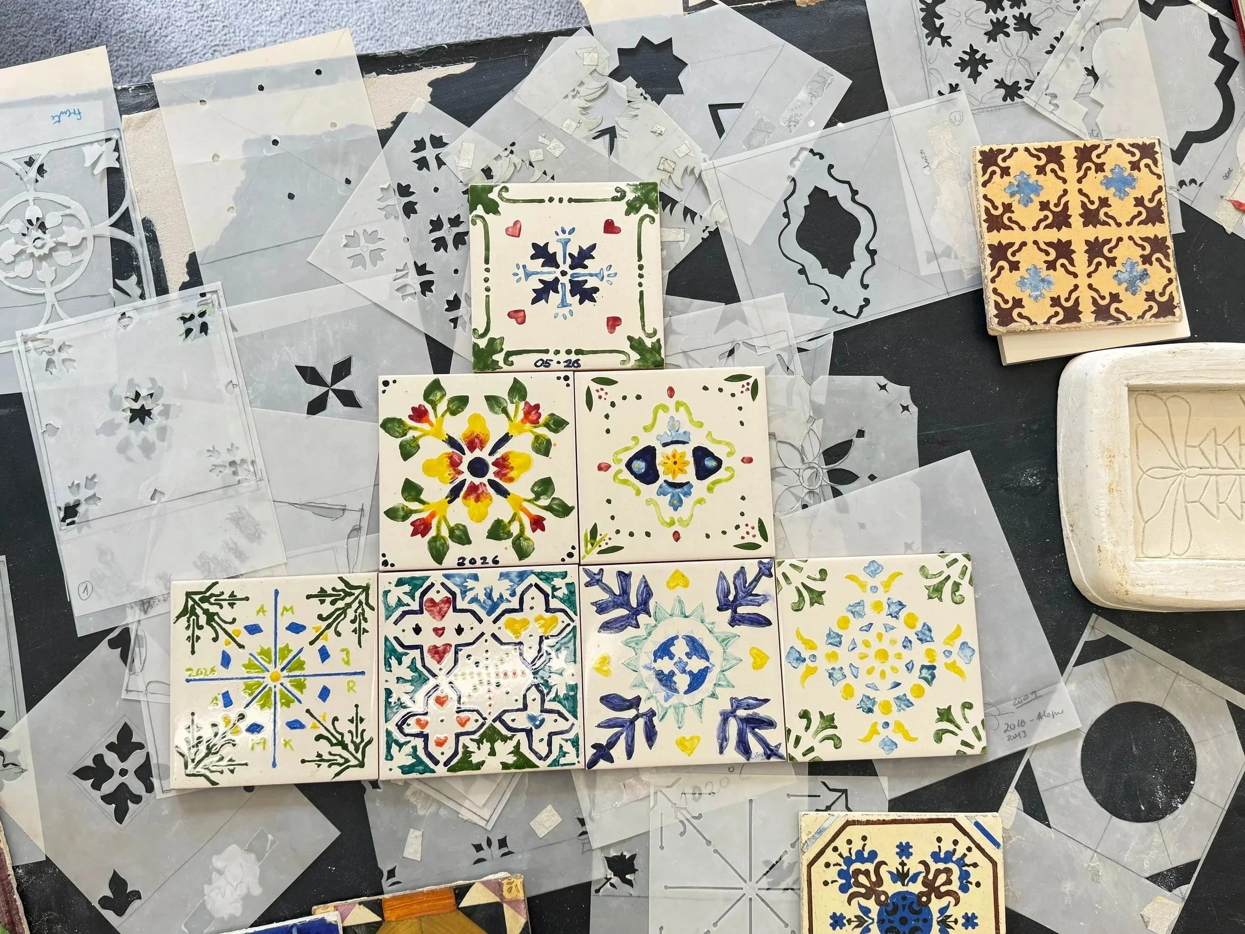 Galeria Authentic Portuguese Tile Painting Workshop 5