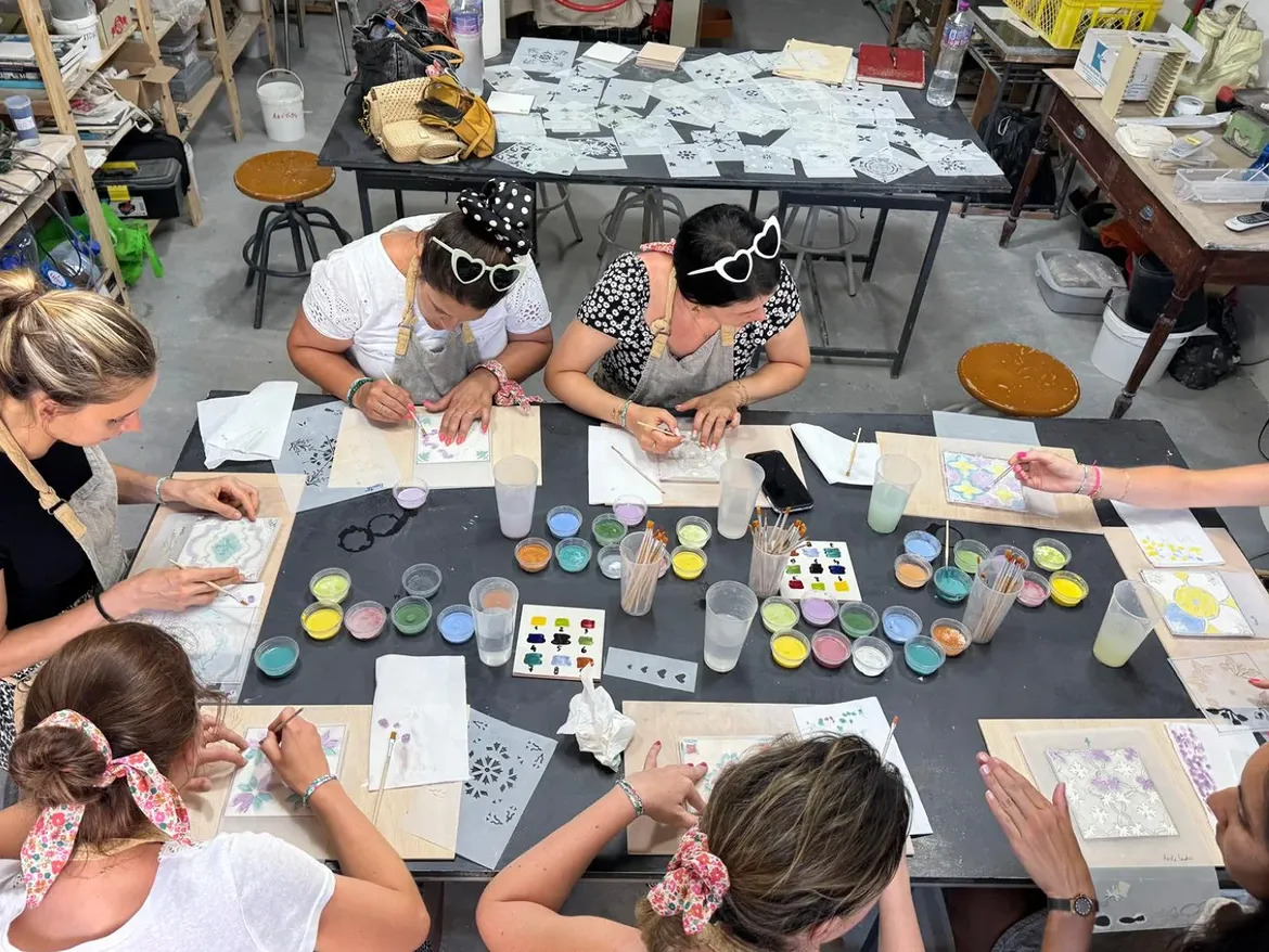 Galeria Authentic Portuguese Tile Painting Workshop 2