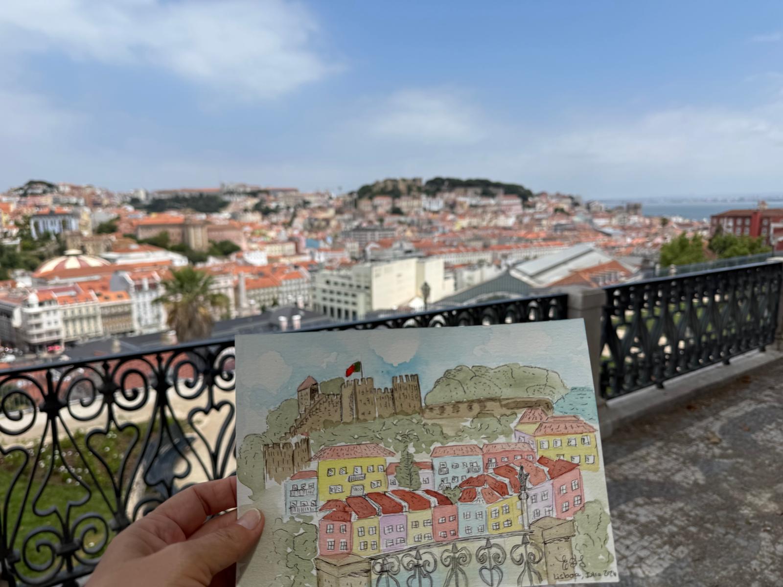 Urban Sketching Workshop in Lisbon | Draw the City with Anna Matos gallery 7