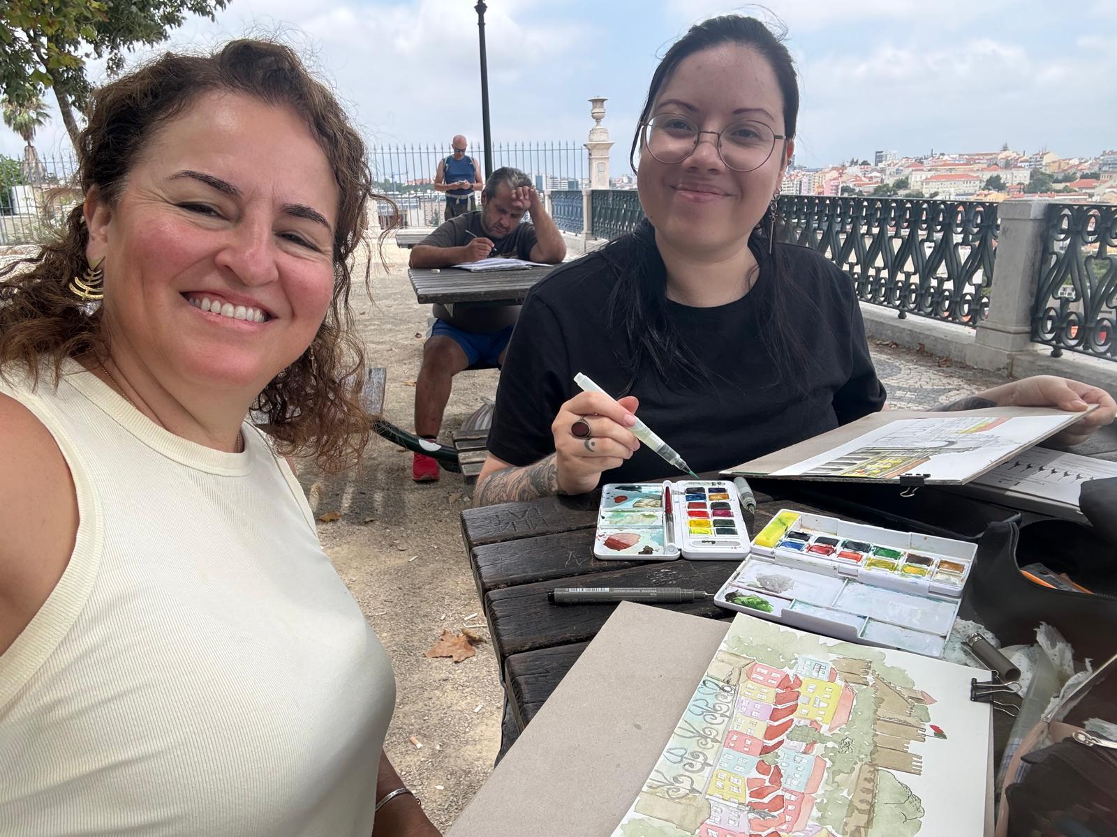 Urban Sketching Workshop in Lisbon | Draw the City with Anna Matos gallery 6