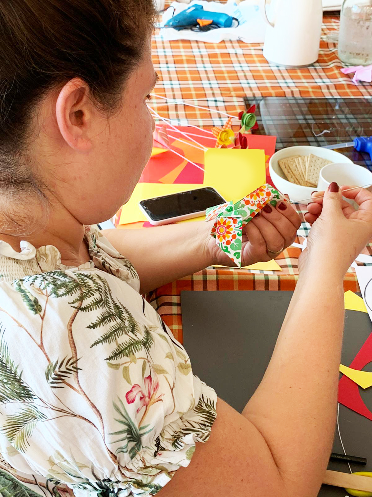Galeria Kinusaiga Japanese Fabric Mosaic Workshop 4