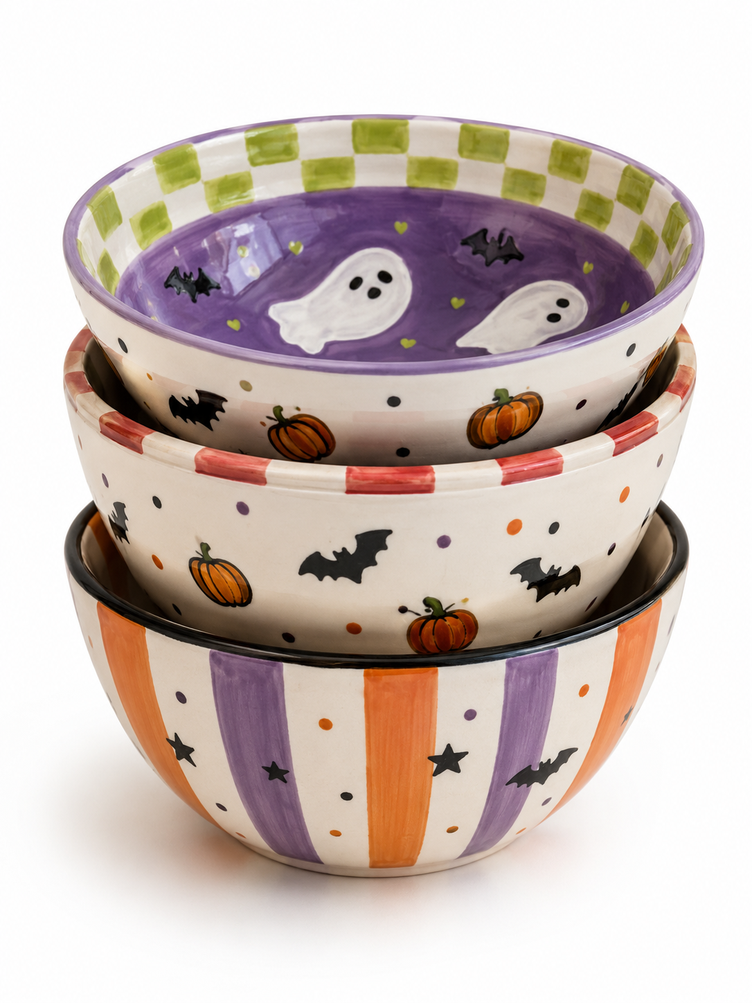 Galeria Halloween Ceramic Bowls Painting 1